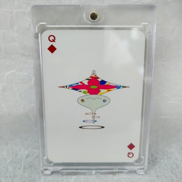 ♥️♣️Louis Vuitton♠️♦️WHITE MURAKAMI Collector’s Single Playing Card - 2 ♦️ - Picture 10 of 15